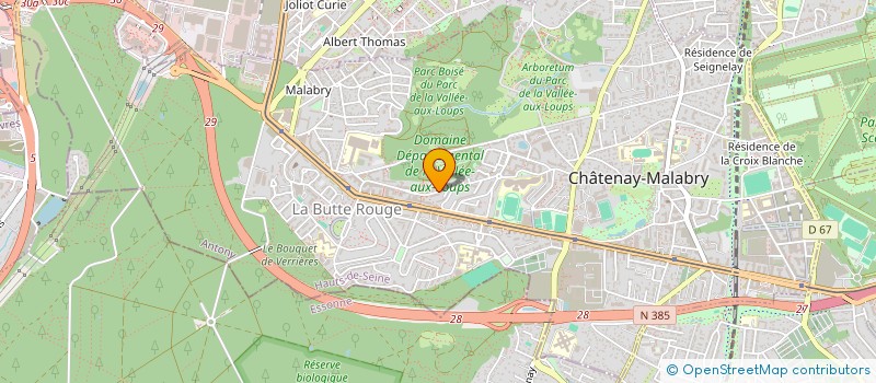 localisation de l'entreprise MONSIEUR BILAL BOUHLALA  CHATENAY-MALABRY