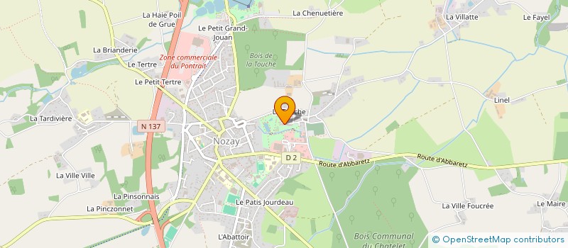 localisation de l'entreprise MONSIEUR BILAL BOUHRIS  NOZAY