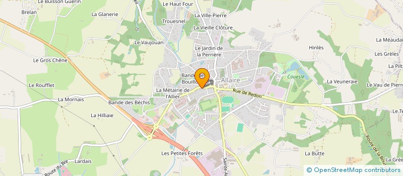 localisation de l'entreprise MONSIEUR BILAL BOUKANA  ALLAIRE