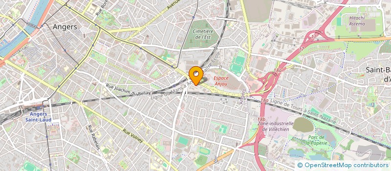 localisation de l'entreprise MONSIEUR BILAL BOULAHFA à ANGERS
