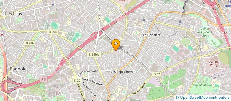 localisation de l'entreprise MONSIEUR BILAL BOUNDAOUI  MONTREUIL