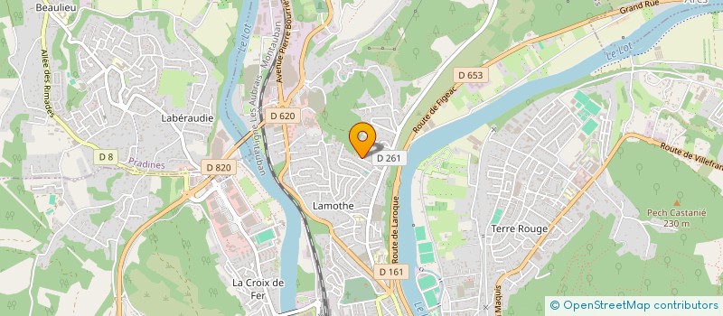 localisation de l'entreprise MONSIEUR BILAL BOUYSOUGHA  CAHORS