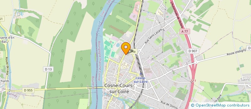 localisation de l'entreprise MONSIEUR BILAL BRIQUET  COSNE-COURS-SUR-LOIRE