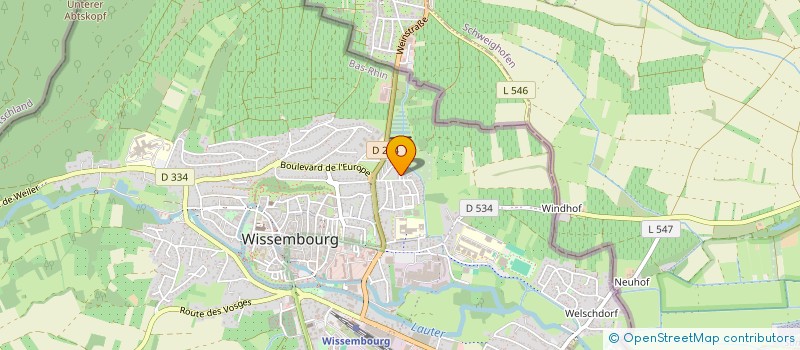 localisation de l'entreprise MONSIEUR BILAL CHAABI  WISSEMBOURG