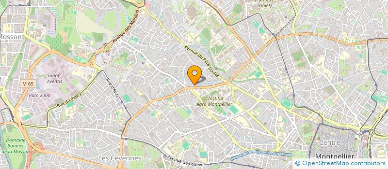 localisation de l'entreprise MONSIEUR BILAL CHLIAH à MONTPELLIER