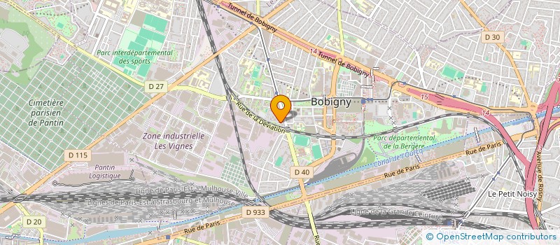 localisation de l'entreprise MONSIEUR BILAL CHOURAK  BOBIGNY