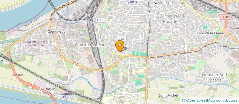 localisation de l'entreprise MONSIEUR BILAL CHTIOUI  AVIGNON