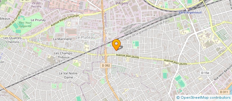 localisation de l'entreprise MONSIEUR BILAL DEBABHA  ARGENTEUIL