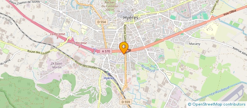 localisation de l'entreprise MONSIEUR BILAL DEROUICHE  HYERES