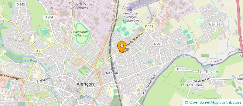 localisation de l'entreprise MONSIEUR BILAL DJARIT à ALENCON