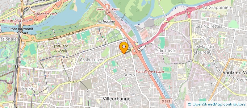 localisation de l'entreprise MONSIEUR BILAL DJELLID  VILLEURBANNE