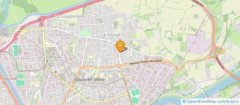 localisation de l'entreprise MONSIEUR BILAL DOUAR  VAULX-EN-VELIN