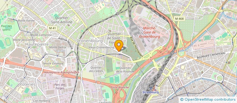 localisation de l'entreprise MONSIEUR BILAL EDDARS à STRASBOURG