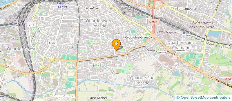 localisation de l'entreprise MONSIEUR BILAL EL ABBASSI  AVIGNON