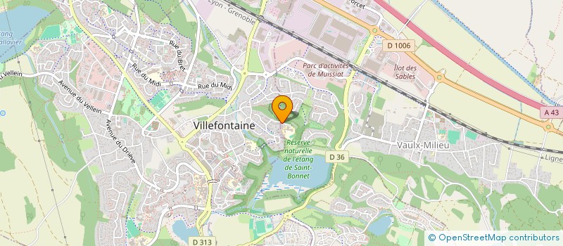 localisation de l'entreprise MONSIEUR BILAL EL AMANI  VAULX-MILIEU