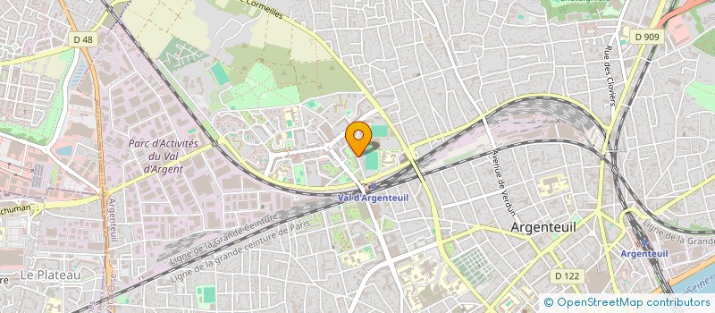 localisation de l'entreprise MONSIEUR BILAL EL FAHEM  ARGENTEUIL