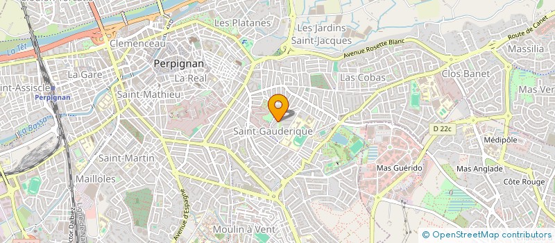 localisation de l'entreprise MONSIEUR BILAL EL HAMOUDI  PERPIGNAN