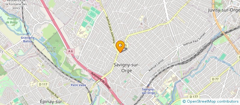 localisation de l'entreprise MONSIEUR BILAL EL HANTLAOUI à SAVIGNY-SUR-ORGE