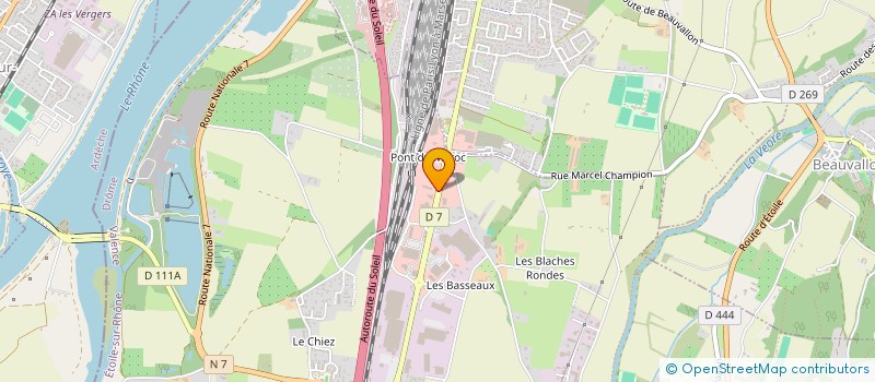 localisation de l'entreprise MONSIEUR BILAL EL KHADDAR  ETOILE-SUR-RHONE