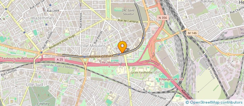 localisation de l'entreprise MONSIEUR BILAL EL MAHDAOUI à LILLE