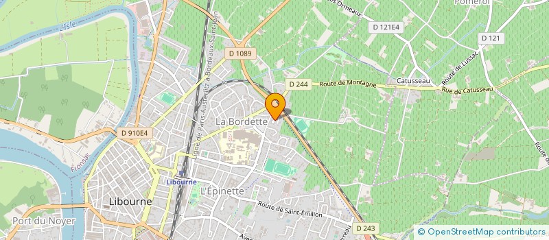 localisation de l'entreprise MONSIEUR BILAL EL MAKAOUI  LIBOURNE