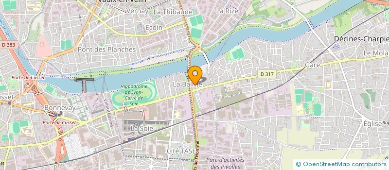 localisation de l'entreprise MONSIEUR BILAL EL OUALI  VAULX-EN-VELIN