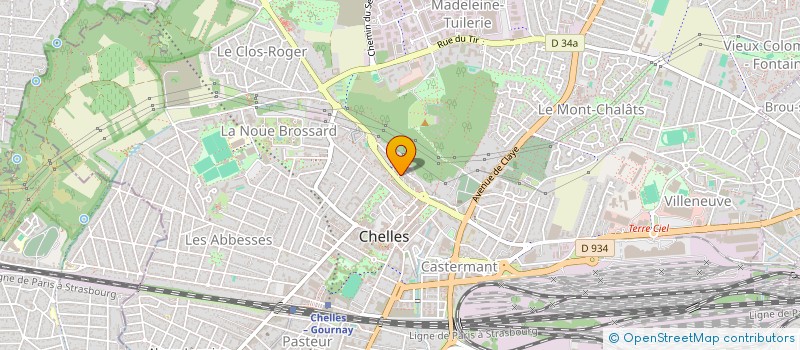 localisation de l'entreprise MONSIEUR BILAL EL RHOUFI  CHELLES