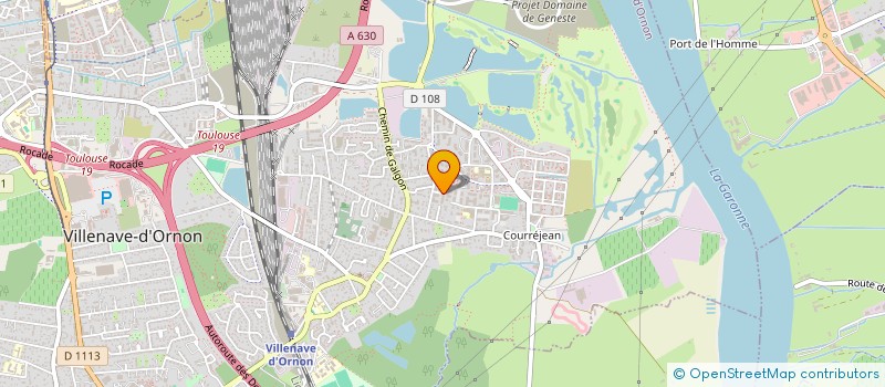 localisation de l'entreprise MONSIEUR BILAL GHULAM HASSAN  VILLENAVE-D'ORNON