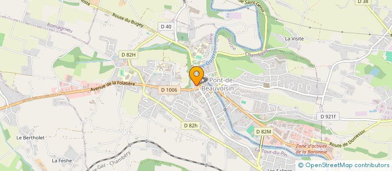 localisation de l'entreprise MONSIEUR BILAL GOUABECHE  LE PONT-DE-BEAUVOISIN