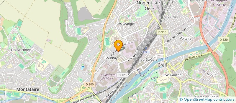 localisation de l'entreprise MONSIEUR BILAL GUENOUN  CREIL