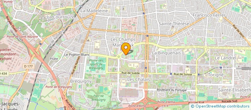 localisation de l'entreprise MONSIEUR BILAL GUREL  RENNES