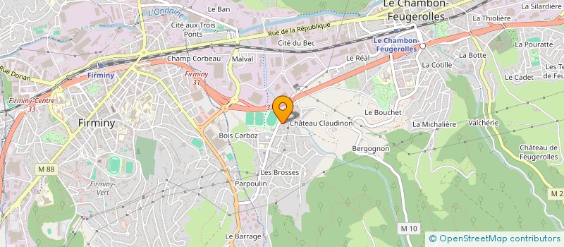 localisation de l'entreprise MONSIEUR BILAL GURSEL  LE CHAMBON-FEUGEROLLES