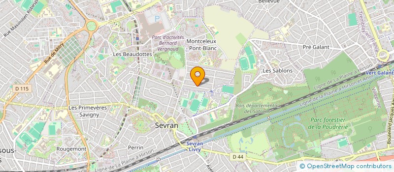 localisation de l'entreprise MONSIEUR BILAL HANAFI  SEVRAN