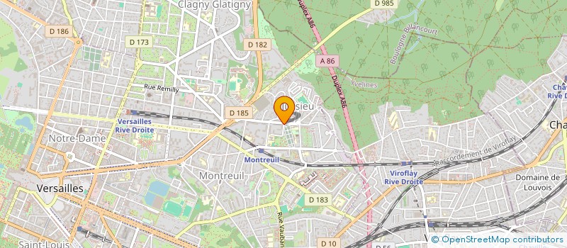 localisation de l'entreprise MONSIEUR BILAL HAQYAR  VERSAILLES