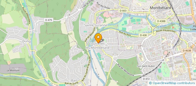 localisation de l'entreprise MONSIEUR BILAL HARRASS  COURCELLES-LES-MONTBELIARD