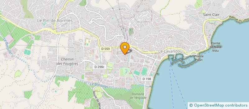 localisation de l'entreprise MONSIEUR BILAL HARROUDI à LE LAVANDOU