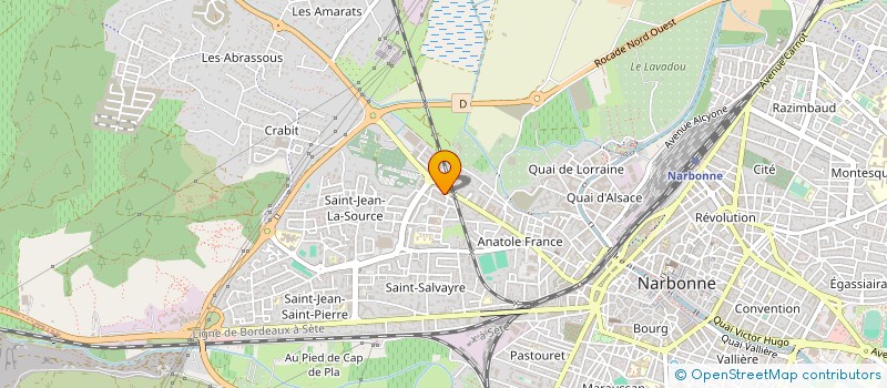 localisation de l'entreprise MONSIEUR BILAL HASHIMI à NARBONNE
