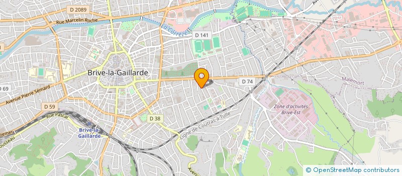 localisation de l'entreprise MONSIEUR BILAL HASSAN  BRIVE-LA-GAILLARDE