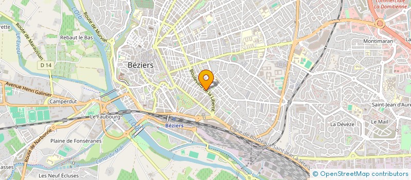 localisation de l'entreprise MONSIEUR BILAL HATTACH  BEZIERS
