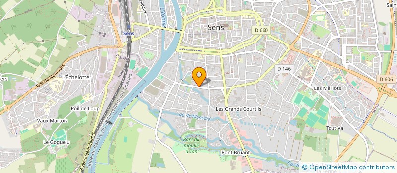 localisation de l'entreprise MONSIEUR BILAL HAZRATI  SENS