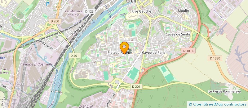 localisation de l'entreprise MONSIEUR BILAL JABARKHIL  CREIL