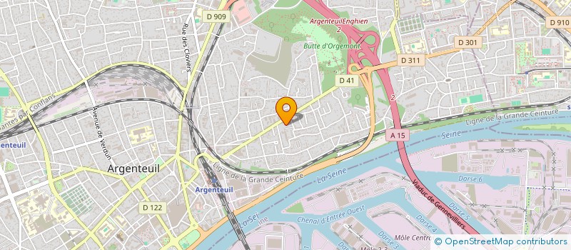 localisation de l'entreprise MONSIEUR BILAL KACEMI  ARGENTEUIL