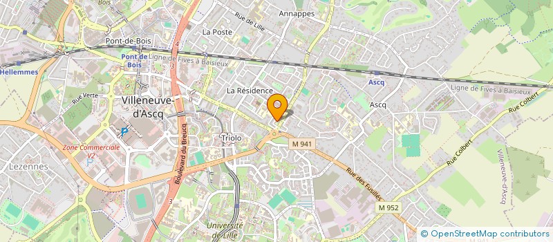 localisation de l'entreprise MONSIEUR BILAL KADA  VILLENEUVE-D'ASCQ