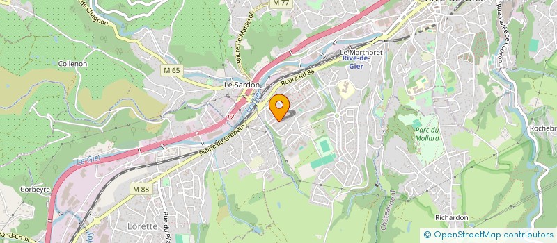 localisation de l'entreprise MONSIEUR BILAL KADRI  RIVE-DE-GIER