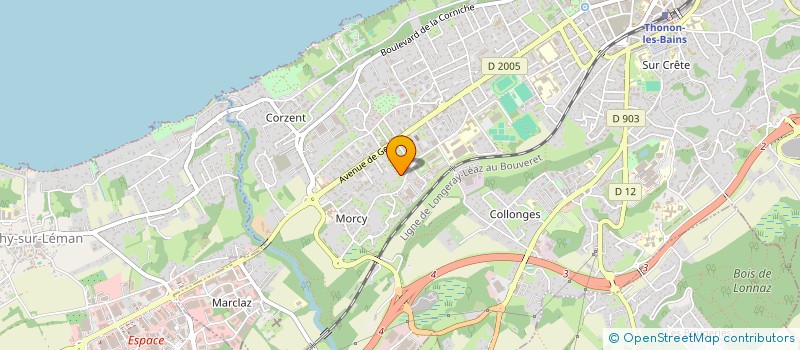 localisation de l'entreprise MONSIEUR BILAL KAID AMEUR à THONON-LES-BAINS