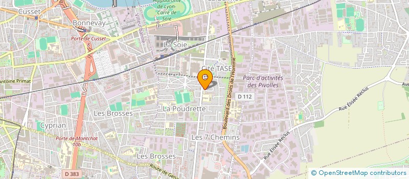 localisation de l'entreprise MONSIEUR BILAL KARAKAYA  VAULX-EN-VELIN