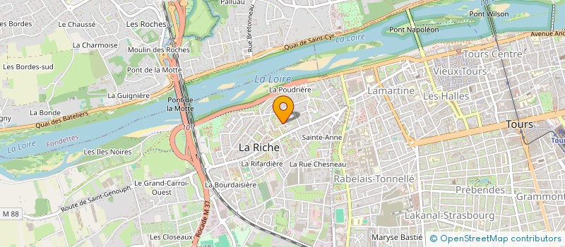 localisation de l'entreprise MONSIEUR BILAL KATAEV  LA RICHE