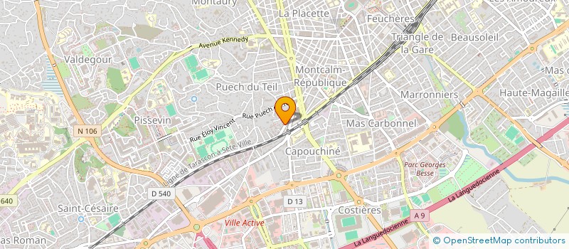 localisation de l'entreprise MONSIEUR BILAL KHALED  NIMES