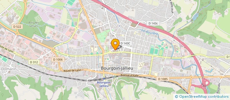 localisation de l'entreprise MONSIEUR BILAL KHAN  BOURGOIN-JALLIEU