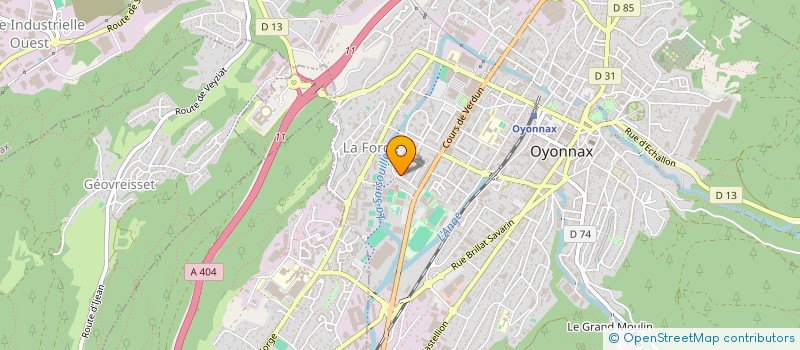 localisation de l'entreprise MONSIEUR BILAL KICHOU MESSAOUDI à OYONNAX